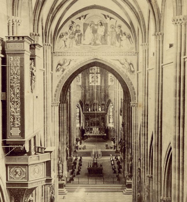 Münsterinneres um 1890 z