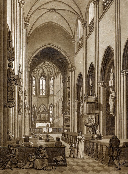 Münsterinneres um 1820