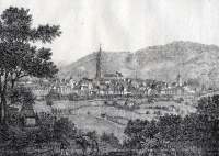 Freiburg Lithographie 1838
